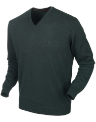 Пуловер Harkila Glenmore Extra fine merino wool Deep Forest green