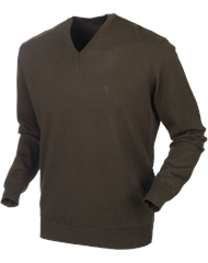 Пуловер Harkila Glenmore Extra fine merino wool Demitasse brown