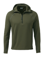 Флисовый худи KUIU PELOTON 200 ZIP-T OLIVE