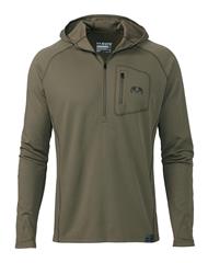 Теплый худи KUIU Pro Merino 200 Zip-T Ash