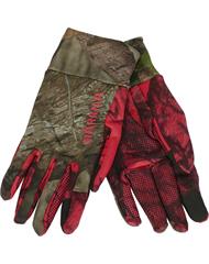 Флисовые перчатки Harkila Moose Hunter 2.0MossyOak®Break-UpCountry®/MossyOak®Red